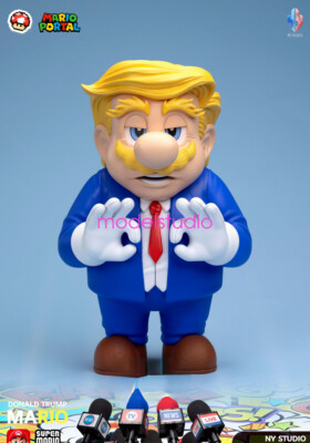NY Studio Mario Resin Figurine Statue Collections 18cm Presale