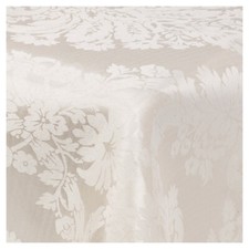 Damask Beige Jacquard Tablecloths Rectangle Oblong Table Cloth Tableware Dining