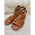 American Eagle Gladiator Sandals in Brown Vegan Leather