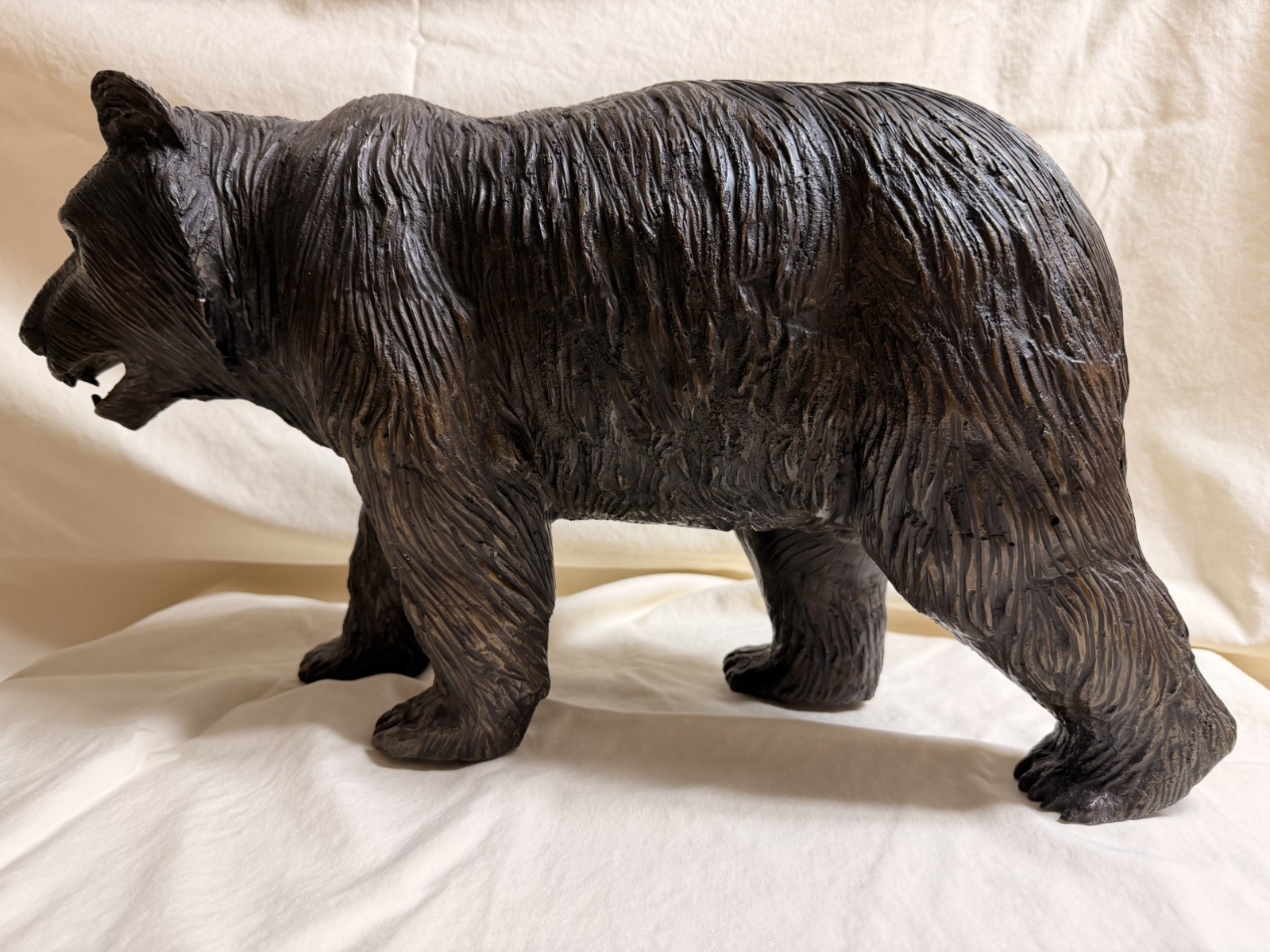 Prowling Bear Bronze  - 12" 