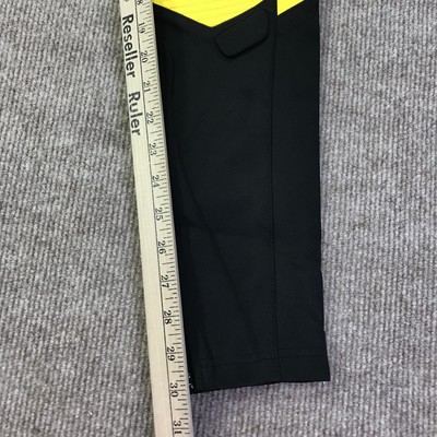 Guapi Pants Mens 30 Black Yellow Limited Edition Moto Zipper