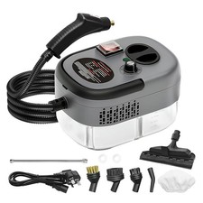 Handheld Steam Cleaner, 2500W Pressurized Steam Cleaner with 3 Brush Heads, P...