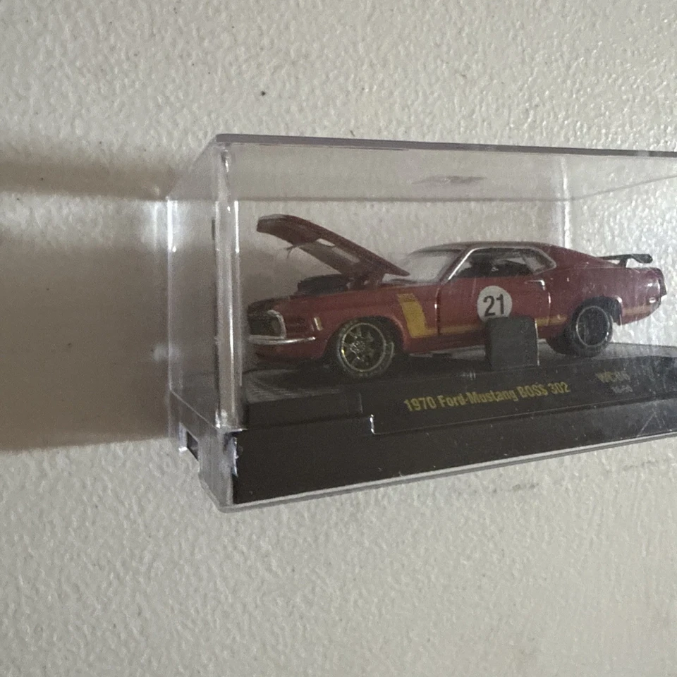 M2 Machines 1970 Ford Mustang Boss 302 Wild-Cards Collectible Car WC06 16-50 - Image 2 of 4