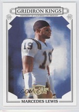 2007 Donruss Threads College Gridiron Kings Gold /100 Marcedes Lewis #CGK-33 0a1