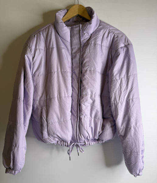 Ashley by 26 International Puffer Jacket Women AUXL Purple Mauve Lilac Casual