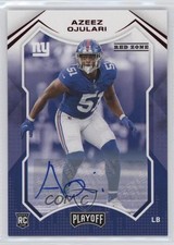 2021 Panini Playoff Rookies Red Zone Auto Azeez Ojulari #265 Auto 0rk0