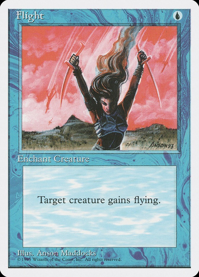 4th Edition Flight MTG Magic the Gathering NM