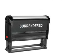 Surrendered Stamp   Txdmv Webdealer Compliant   Essential for Texas Dealership D