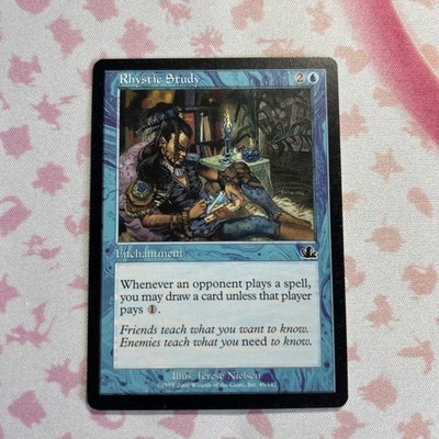 Rhystic Study #45 (LP) Prophecy PCY Magic MTG