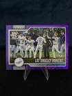 2026 Topps LA Dodgers Team Card feat Shohei Ohtani Purple Foil /250