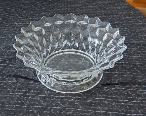 Fostoria "American" Footed Console Bowl 9 3/4 inch diameter