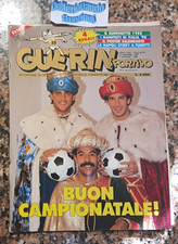 GUERIN SPORTIVO N 52 1987-JUENTUS-VIALLI-MANCINI-NAPOLI STORY-POSTER CALENDARIO