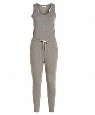 VUORI Lux Harem Jumpsuit Gray Medium M Sleeveless Racerback Travel One Piece