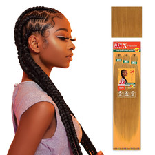 X-Pression Prestretched Braiding Hair - 3X Braid 58 Inch All Kanekalon Flame Ret