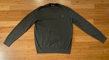 Napapijri Mens Cotton Crew Neck Long Sleeve S...