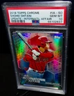 2018 TOPPS CHROME SHOHEI OHTANI ROOKIE PSA 10 GEM MINT REFRACTOR #IA-SO RC!!