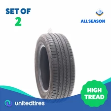 Set of (2) Used 225/60R17 Yokohama YK-CTX 99H - 9/32