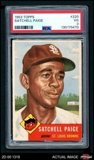 1953 Topps #220 Satchel Paige Browns HOF PSA 3 - VG