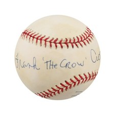 Frank Crosetti New York Yankees Autographed Signed Inscribed OAL Ball (JSA)