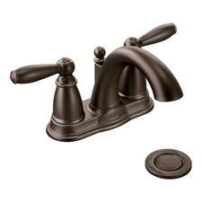 Moen Brantford 6610ORB Oil Rubbed Bronze 2 handle bathroom faucet