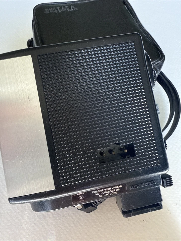 Vintage Vivitar Auto 252 Vintage Camera Flash Unit Case SB-1 AC Cord - Image 4 of 4