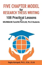 Five Chapter Model for Research Thesis Writing (Paperback or Softback)