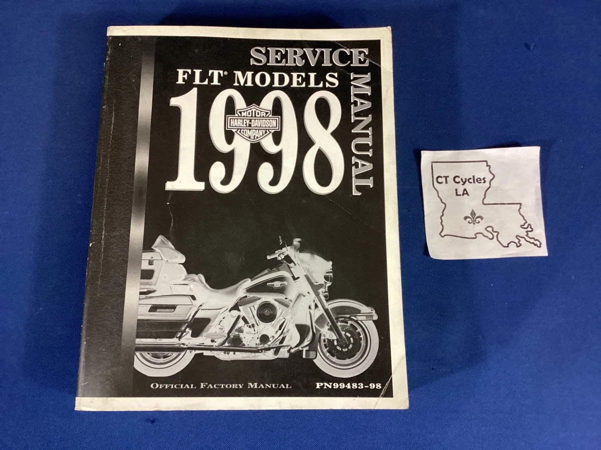 Motorcycle Manuals & Literature 1998 Year of Publication Repair