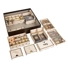 The Broken Token Mice and Mystics Compatible Game Organizer - Wood Storage Bo...