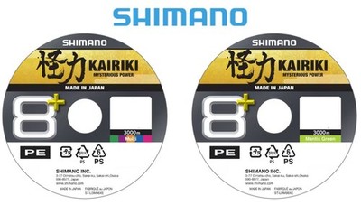 Shimano Kairiki 8+ Angelschnur ab 50m in verschiedenen Stärken und Farben