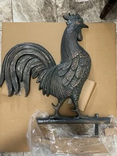 Ethan Allen Rooster Wall Hanging Decor Copper MCM 32 x 29 1960s NIB Resin