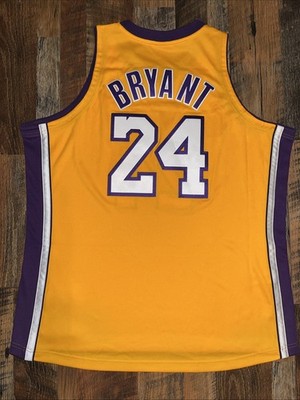 Kobe Bryant Mitchell & Ness 2009-10 Authentic Yellow Home Jersey