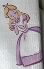 NEW Disney Alice In Wonderland Quality Purple Pink Picnic Sheet 55"x35"