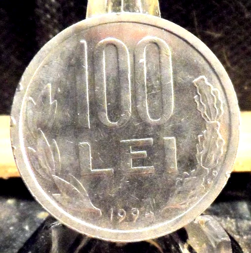 CIRCULATED 1994 100 LEI ROMANIAN COIN(103125)#2 - Image 4 of 4