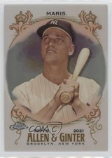 2021 Topps Allen & Ginter Chrome Refractor Roger Maris #235 2s1