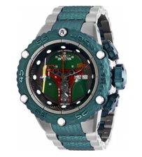 Invicta Boba Fett Sub Aqua Noma VI Sellita SW500 Auto Chrono Watch 27169 w/BONUS