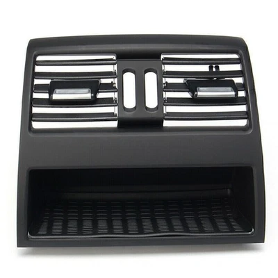 Rear Center Console Fresh Air Outlet Vent Grille Cover Fit BMW 5 F10 F11 Black - image 1 of 4