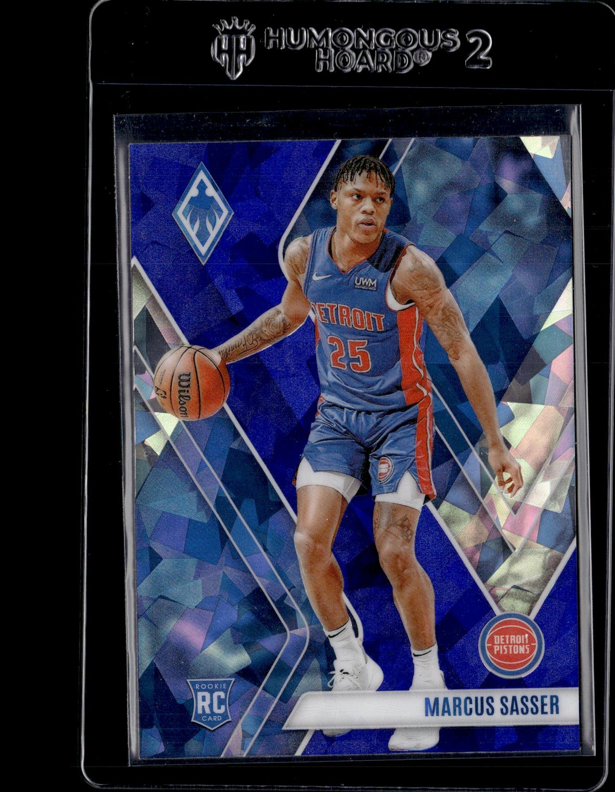 2023-24 Panini Phoenix Phoenix Blue Ice #263 Marcus Sasser RC