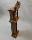 Vintage Dollhouse Grandfather Clock 1:12 Scale Wooden Door Opens  — photo 3