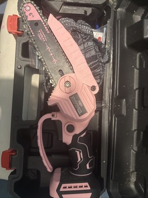 Yunxi Mini Chainsaw Cordless 6-Inch Battery Powered
