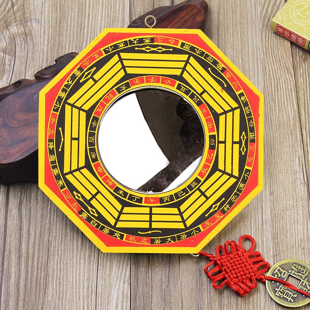 Health Gear Traditional Chinese Feng Shui Mirror, Lucky Concave Bagua Mirror ...