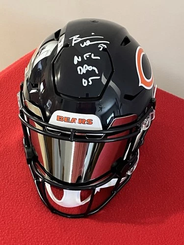 Brian Urlacher Chicago Bears Signed Helmet Auto DPOY 05 Speed Flex w/ Visor 2026