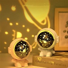 Galaxy Star Projector Starry Sky Night Light Astronaut Lamp Room Decr Gift Child