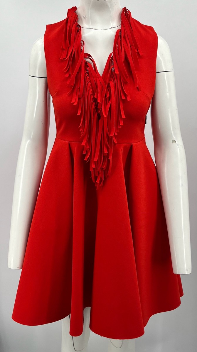 msgm red dress Short red dress