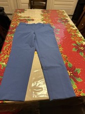 Talbots Women's Hampshire Ankle Dress Pants Size 10 Blue