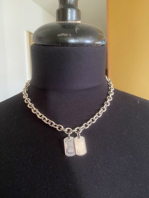 gucci halskette vintage silber