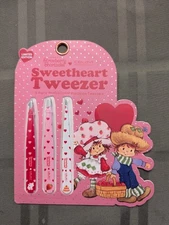 Set Of 3 Celavi STRAWBERRY SHORTCAKE Professional Precision Tweezers Slant Point