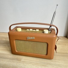 Roberts Revival R250 AM/FM Cognac Brown Portable Radio - Untested as no Plug