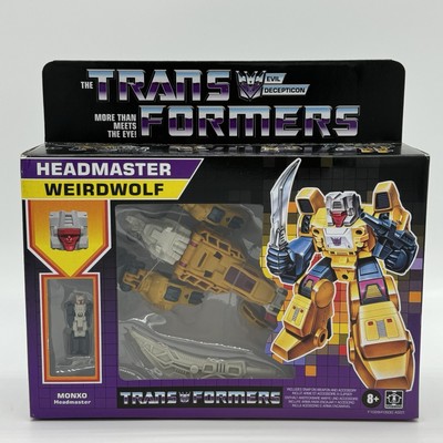 Hasbro Transformers Retro G1 Reissue-Headmaster Weirdwolf Action Figure 2021