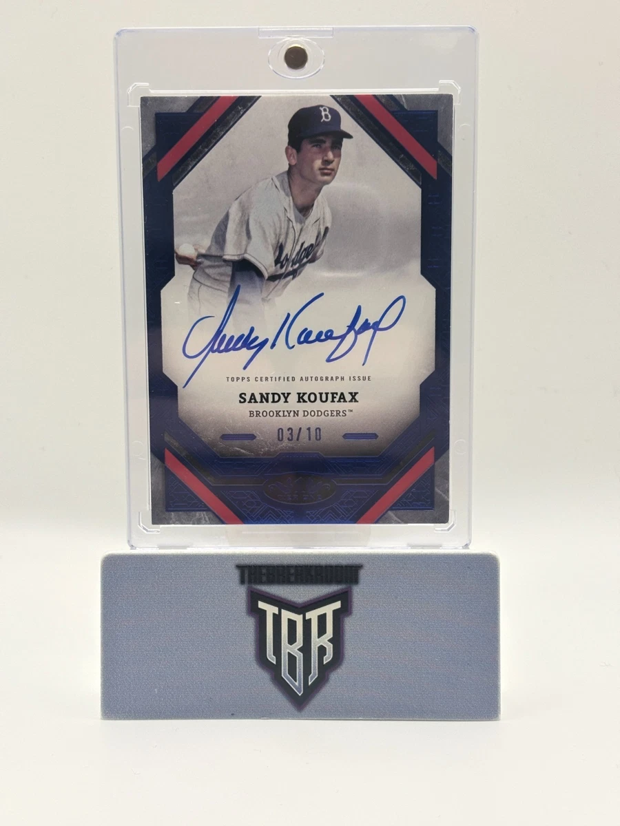 Sandy Koufax Serial Numbered Baseball Sports Trading Cards for