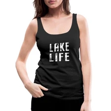 Lake Life Summer Adventure Women’s Premium Tank Top